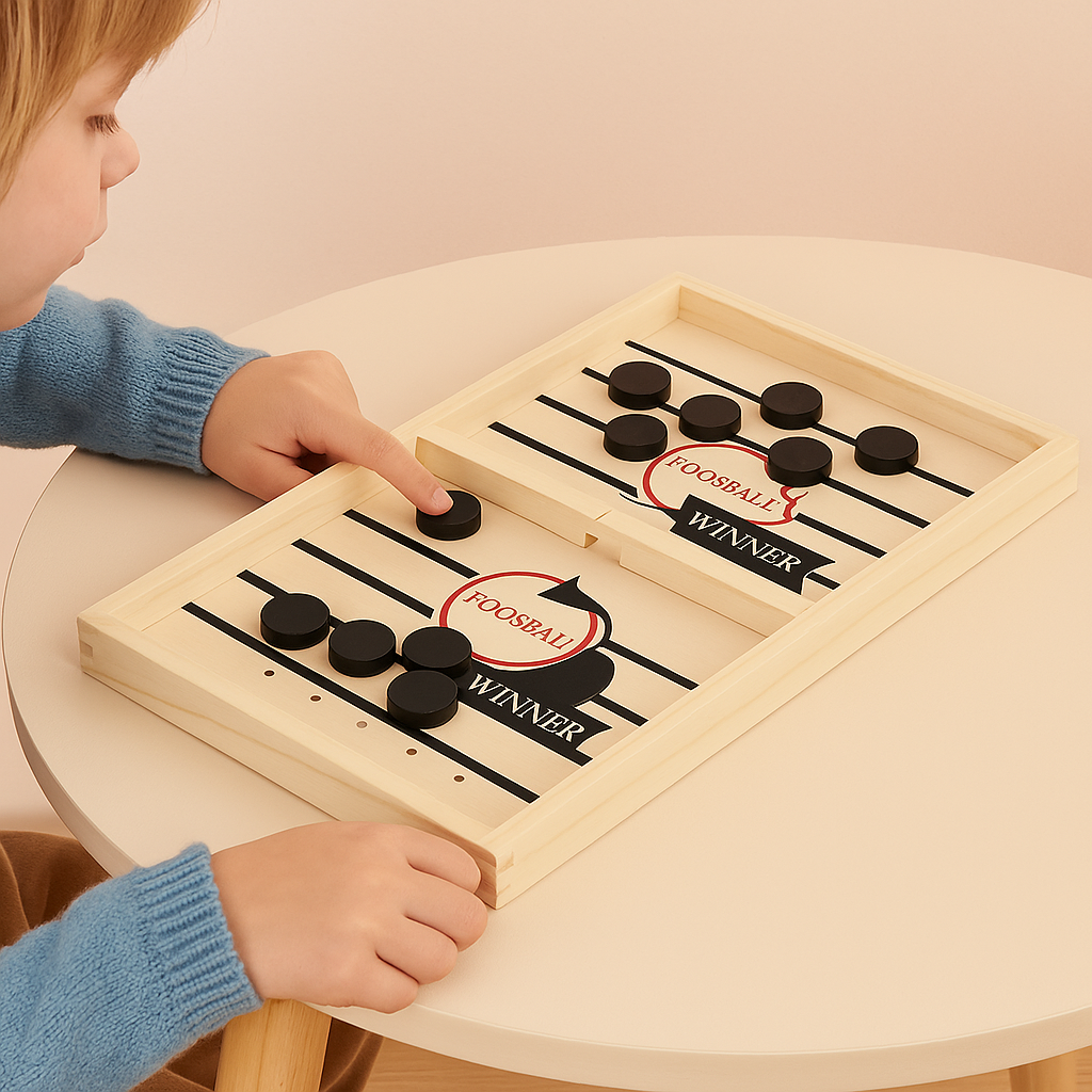 Foosball™ - Gemakkelijk Op Te Zetten - Houten bordspel
