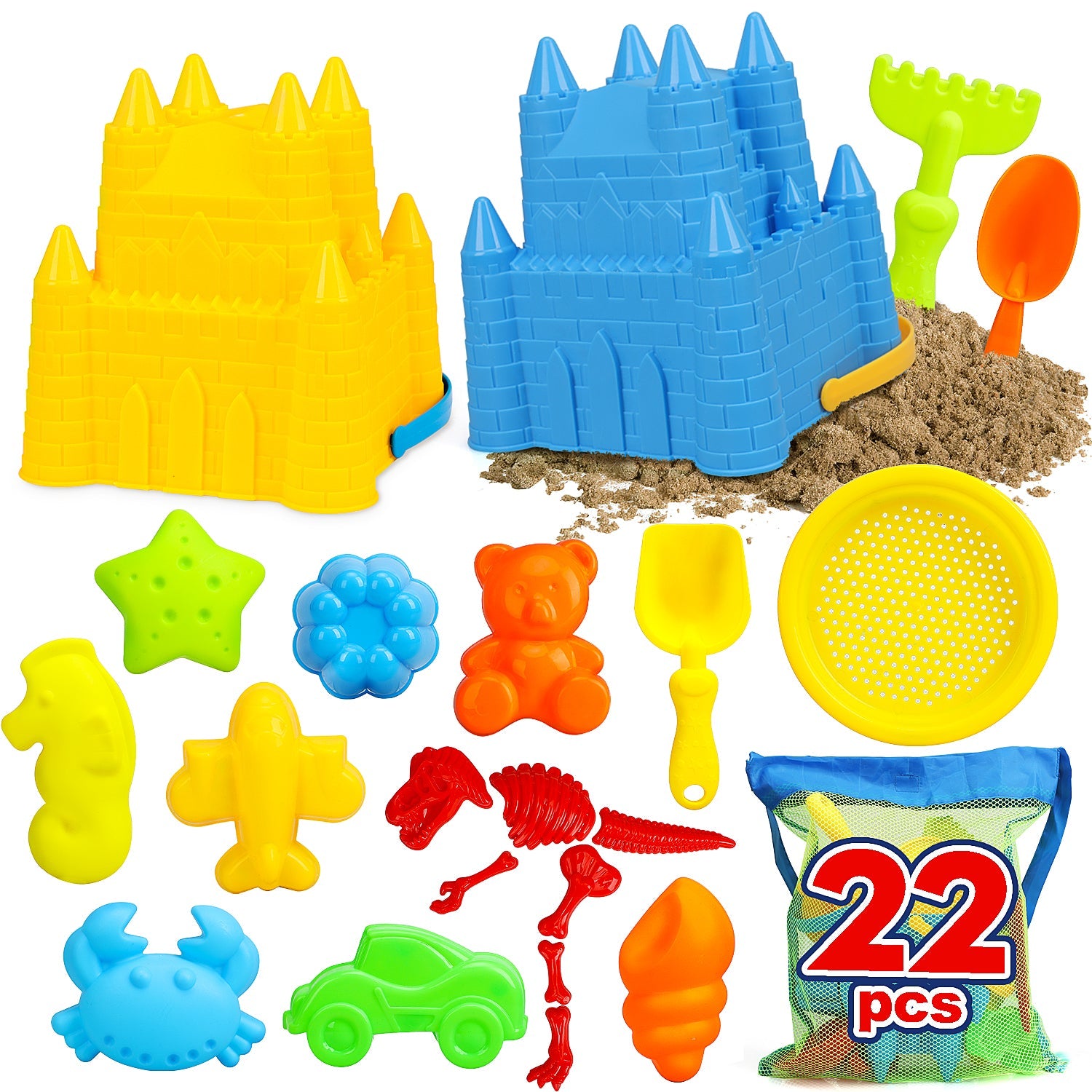 Sand Toys - 22 Beach Toys