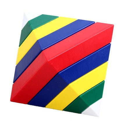 30 Pieces 3D Cubic Pyramid Building Blocks