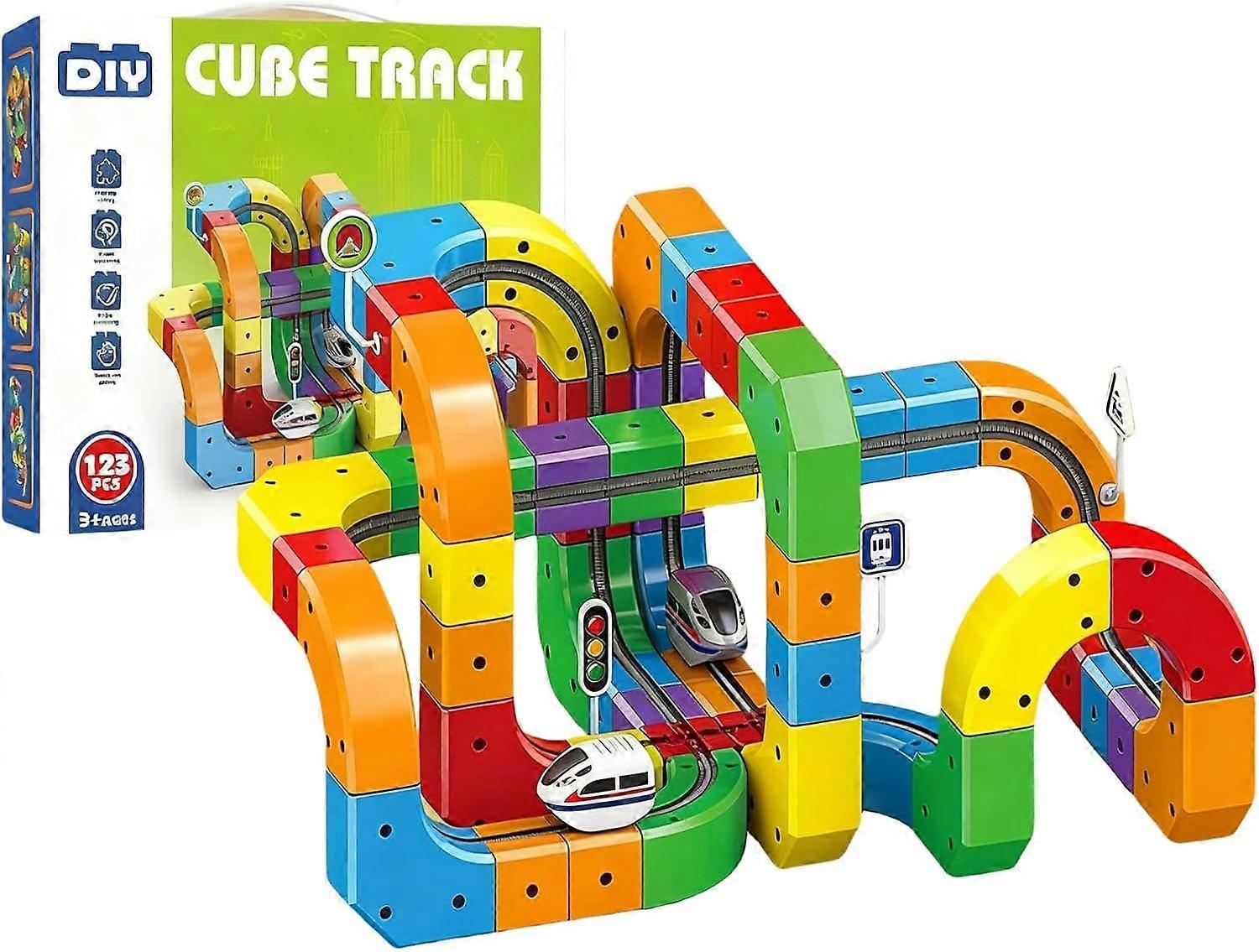 DIY Cube Track - Creatief & Actief – Creatieve DIY-Treinbaan