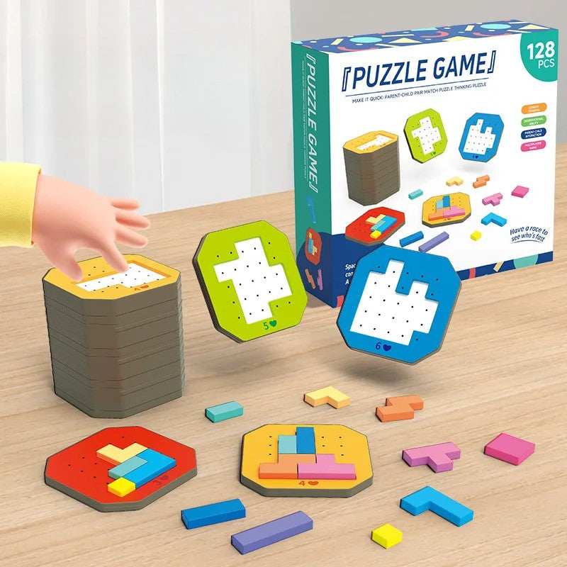 Colorful Tangram Puzzle™ - Creativiteit & Leerzaam - Tangram Puzzel