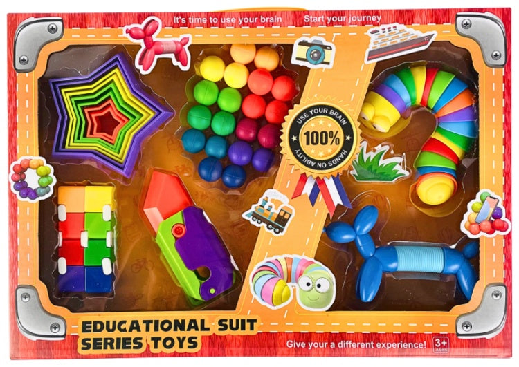 Fidtoy Sensory Activity Kit with 6 Educational Activities