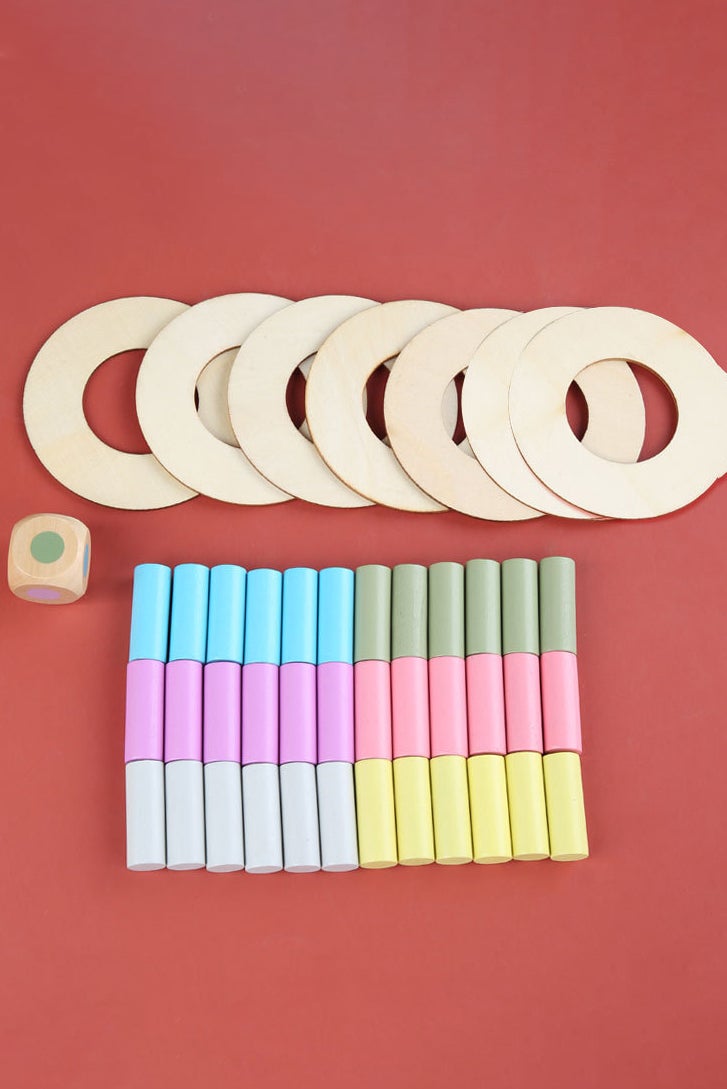 Wooden Tower Stacking Montessori Toy