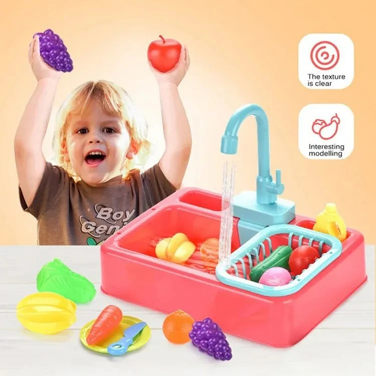 Kitchen Dish Washer Sink Pretend Play Kit - 546