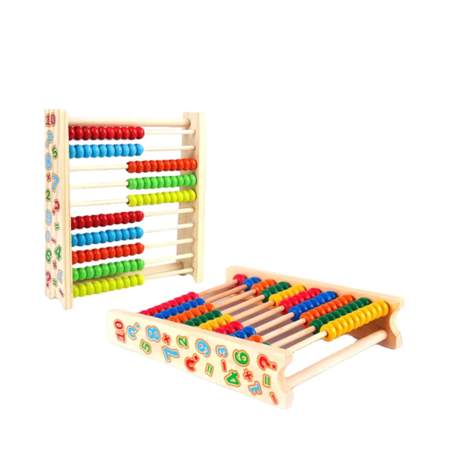 Wooden Number Colorful Abacus Calculation Rack - 205