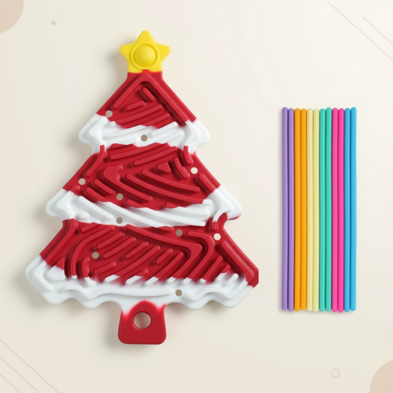 FidgetFrost – Speels & Zacht – Siliconen Busy Board