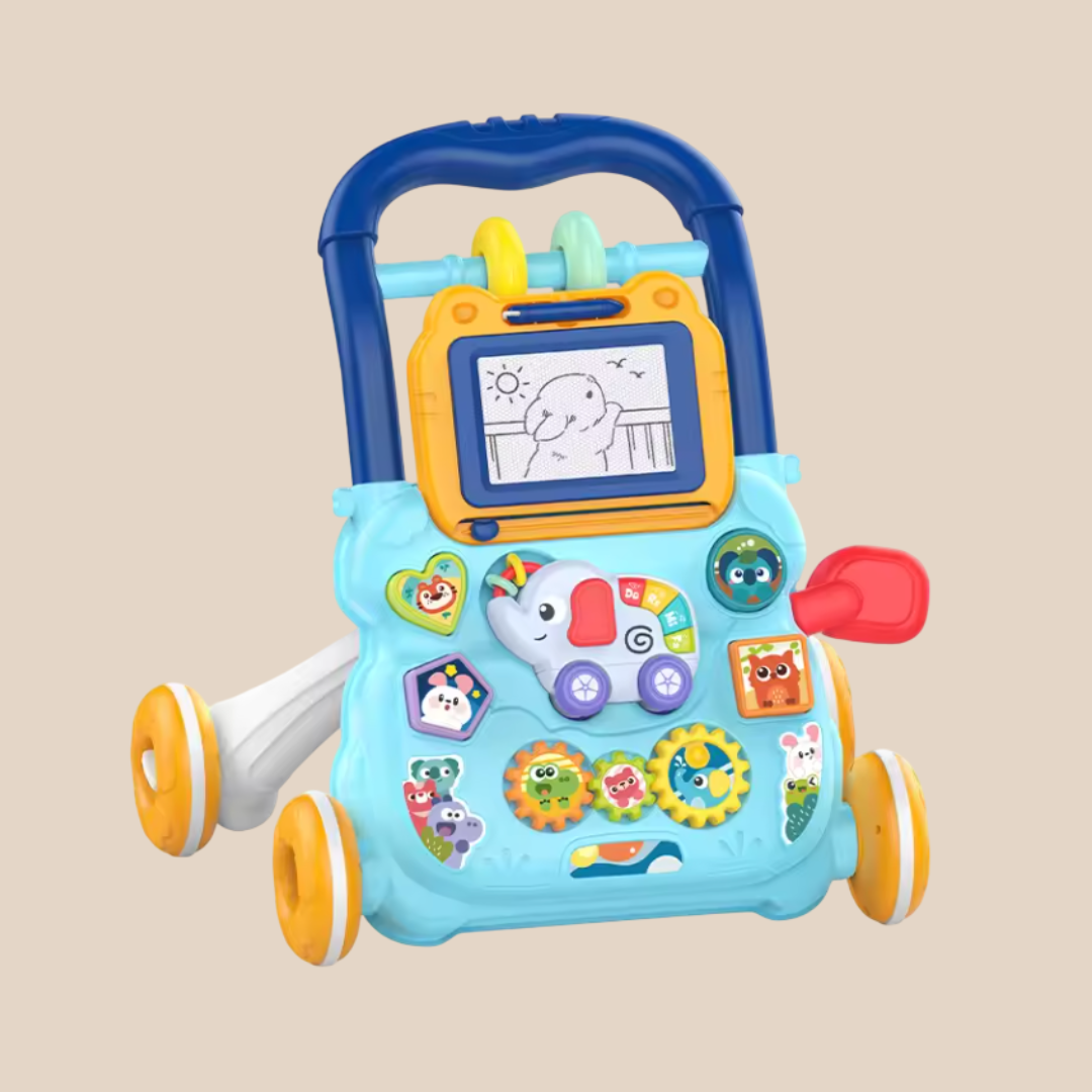 BabyWalker – Leren & Spelen – Loopwagen met Activiteitenpaneel