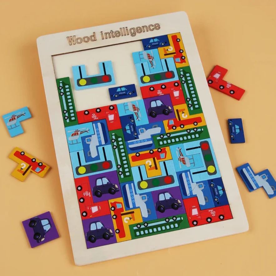 Wooden Intelligence Math Game