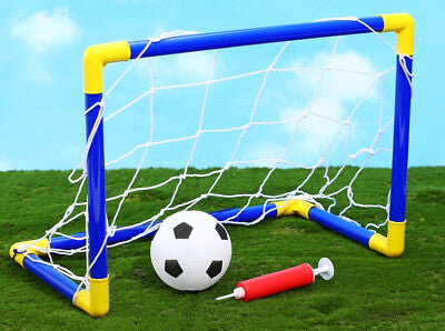 Fidtoy Junior Football Goal Set with Ball Pump for Kids