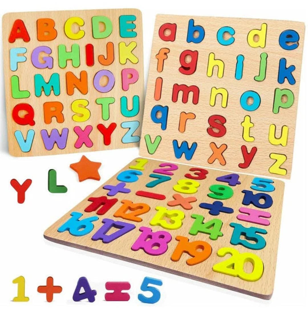 Uppercase Wooden ABC Learning Board - 888