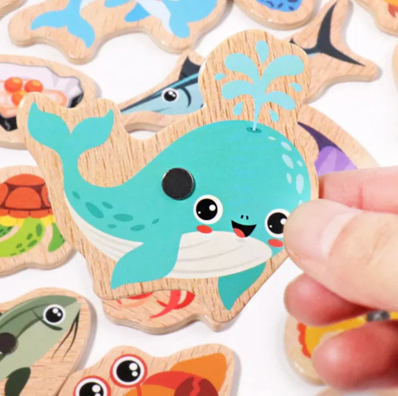 Wooden Magnetic Fishing Toy