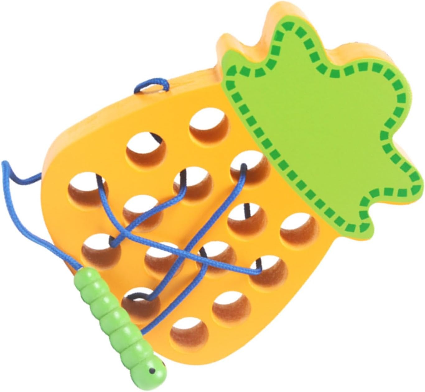 Wooden 3D Fruits Thread Lacing Kit - Pineapple
