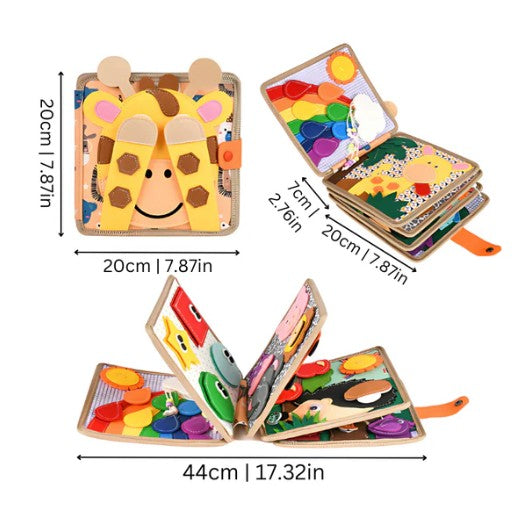 Montessori Quiet Book for Early Learning Fun