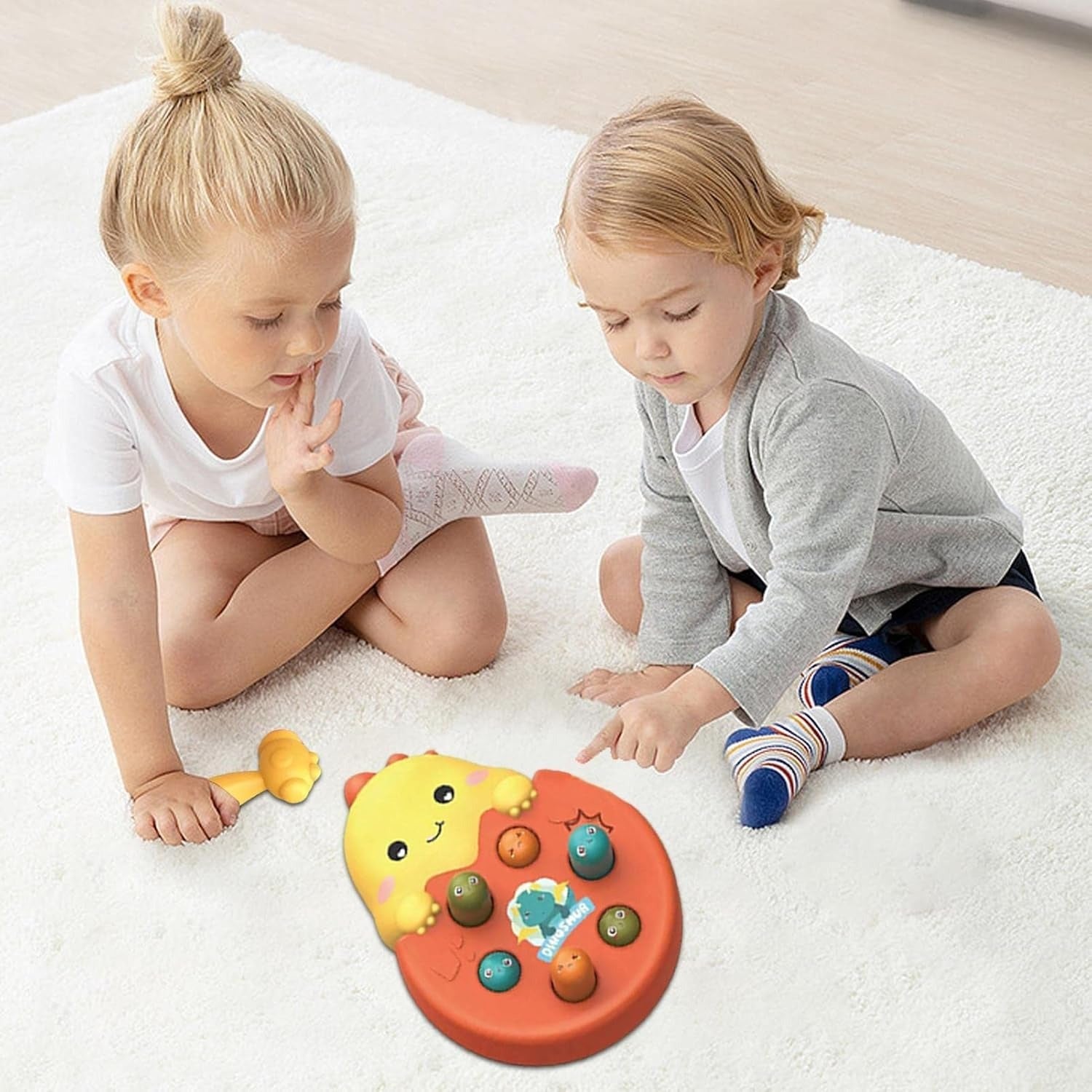 Whack A Mole Hammering Dinosaur Active Play - Q60