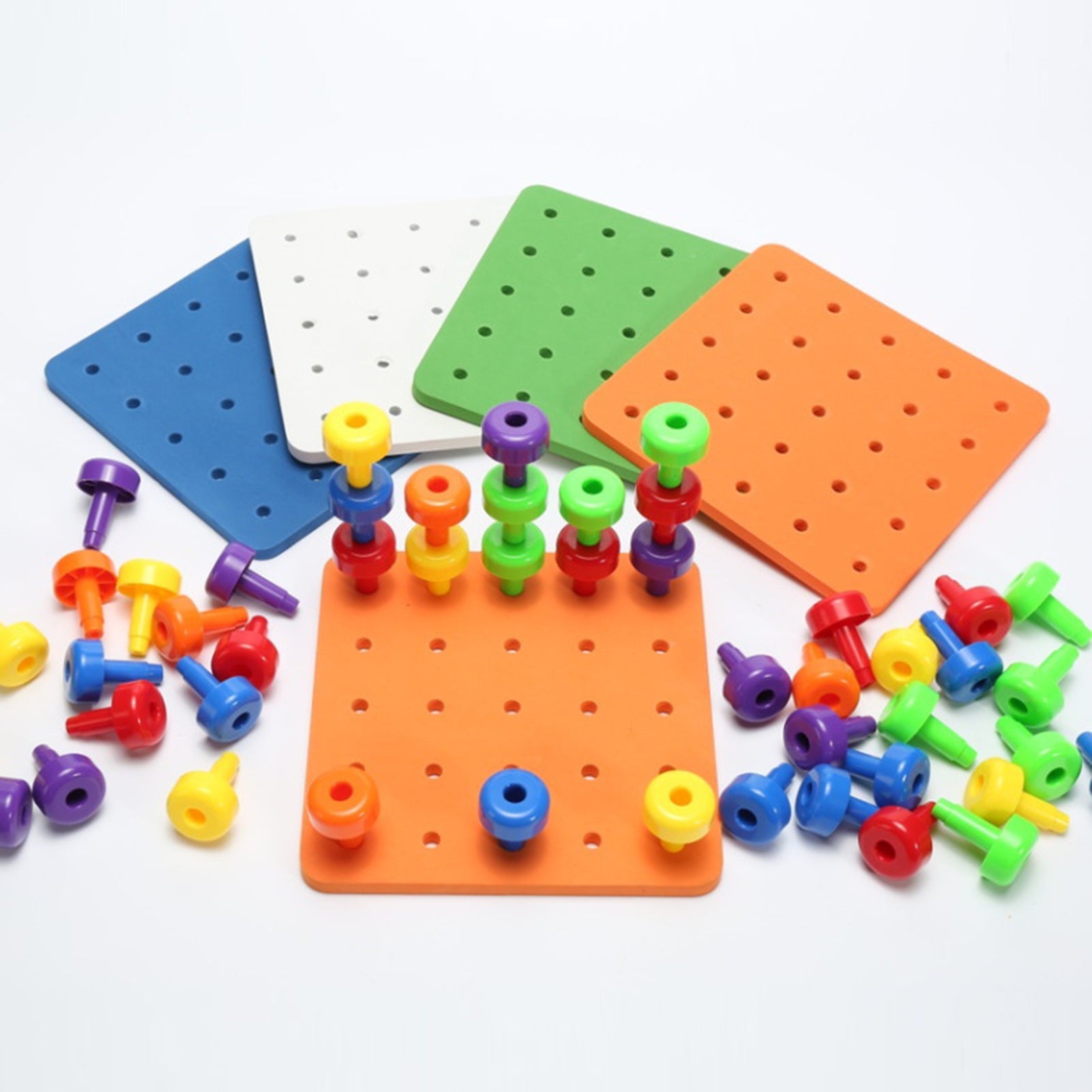 Montessori Peg Board Set