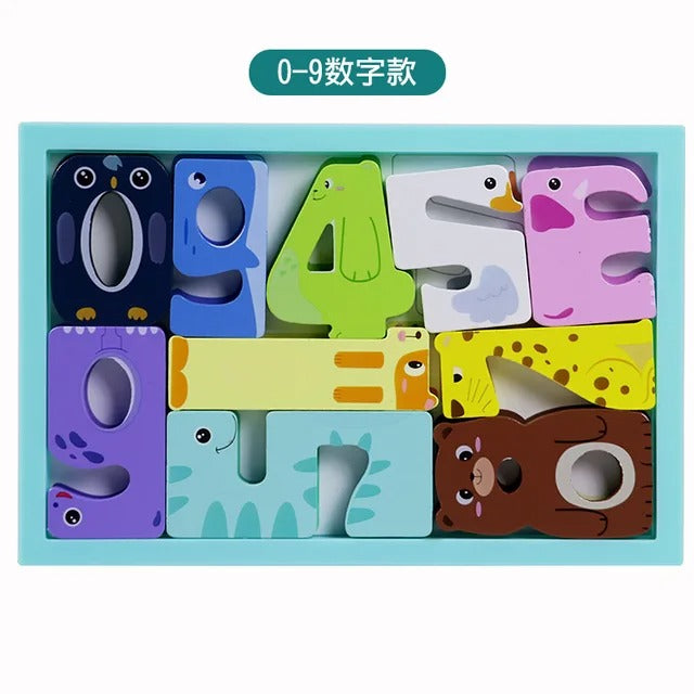 Wooden Logical Challenge Tray Blocks Game - Random Puzzle