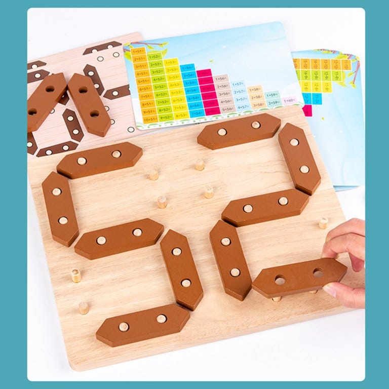 Digital Wooden Board for Addition Subtraction Learning - 032