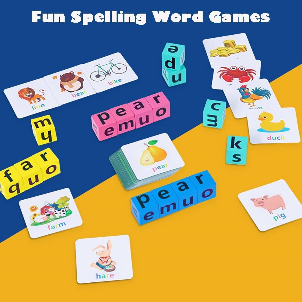 Wooden Spell the Word Learning Spelling Game - 814