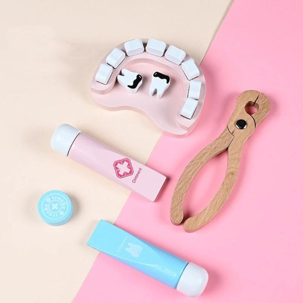 Wooden Children Doctor Pretend Play Set - 920