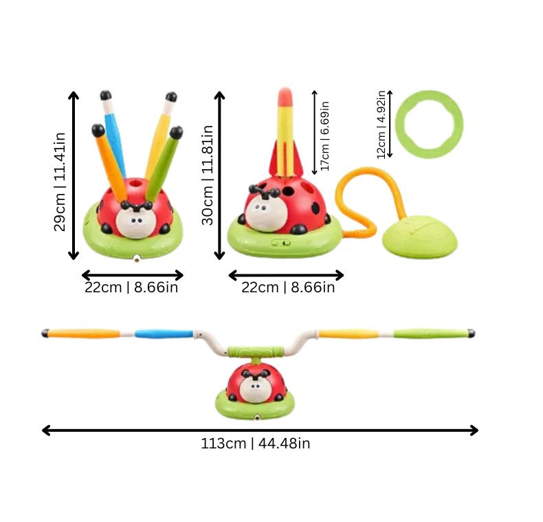 3-in-1 Interactive Bug Adventure Game