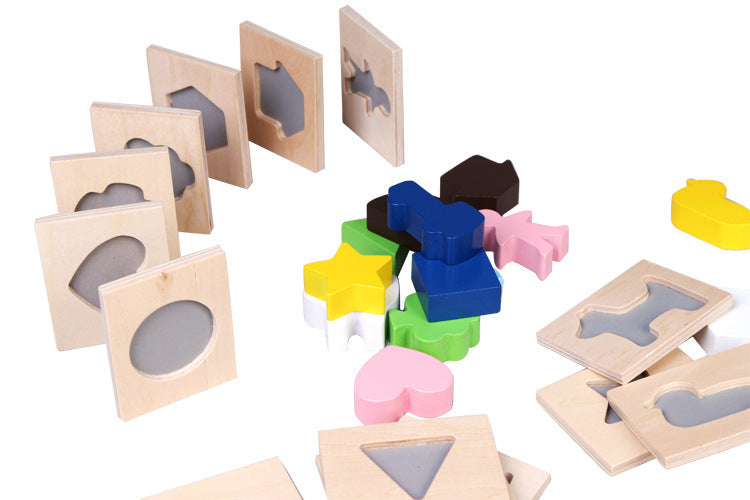 Montessori Sensory Touch Feel and Guess Activity Box