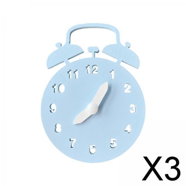 3xSensory Busy Boards Accessories Wooden Clock Educational Toys
