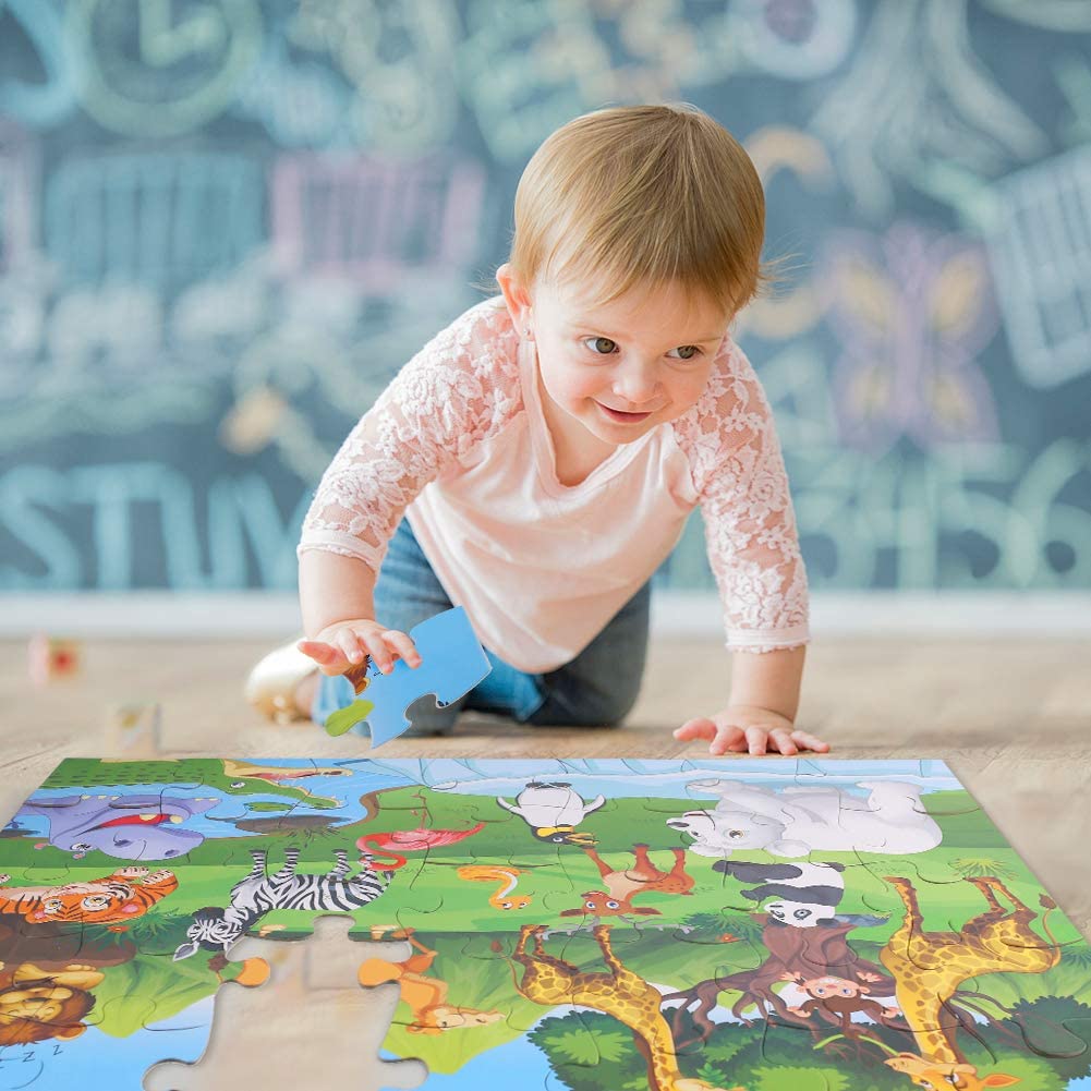 Zoo Animal Jumbo Floor Puzzle