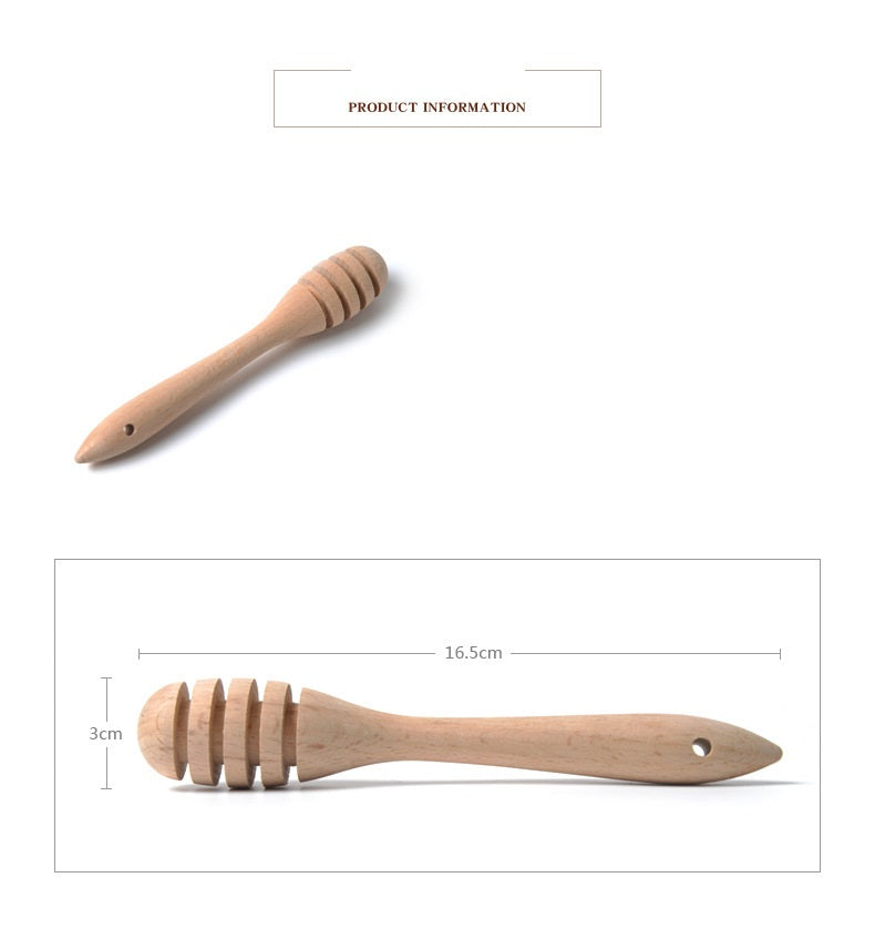 Honey Dipper Wooden Tongs Lemon Juicer Kids Loose Parts Utensils