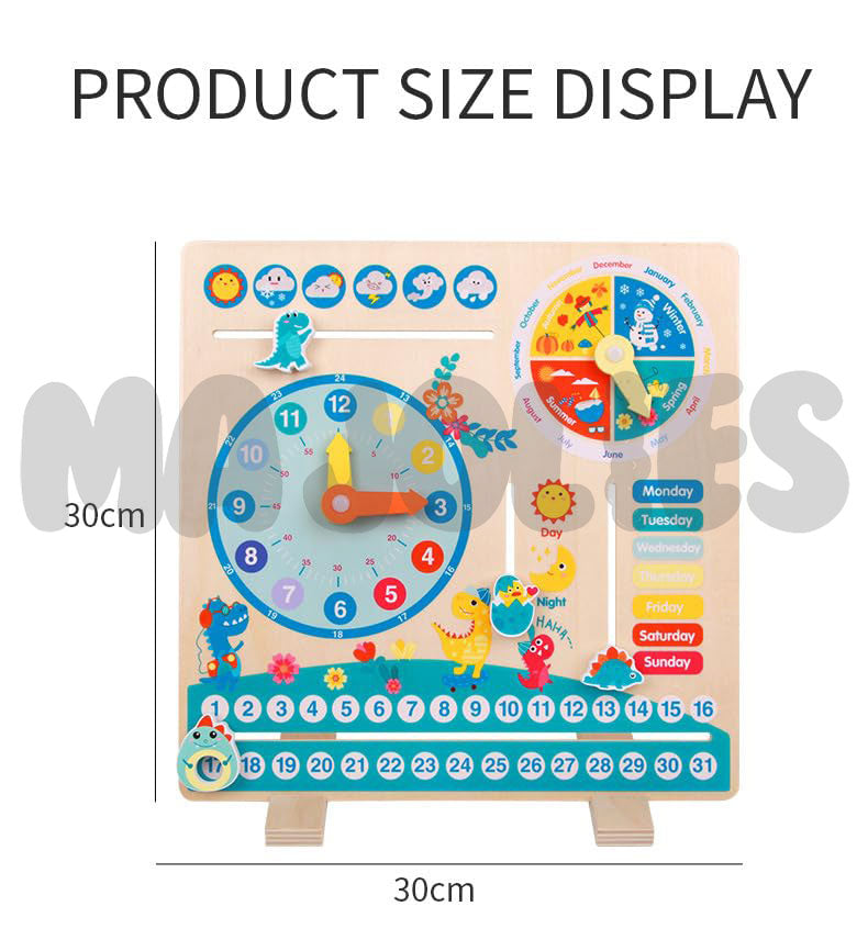 Dino Learning Board - Hora y Calendario
