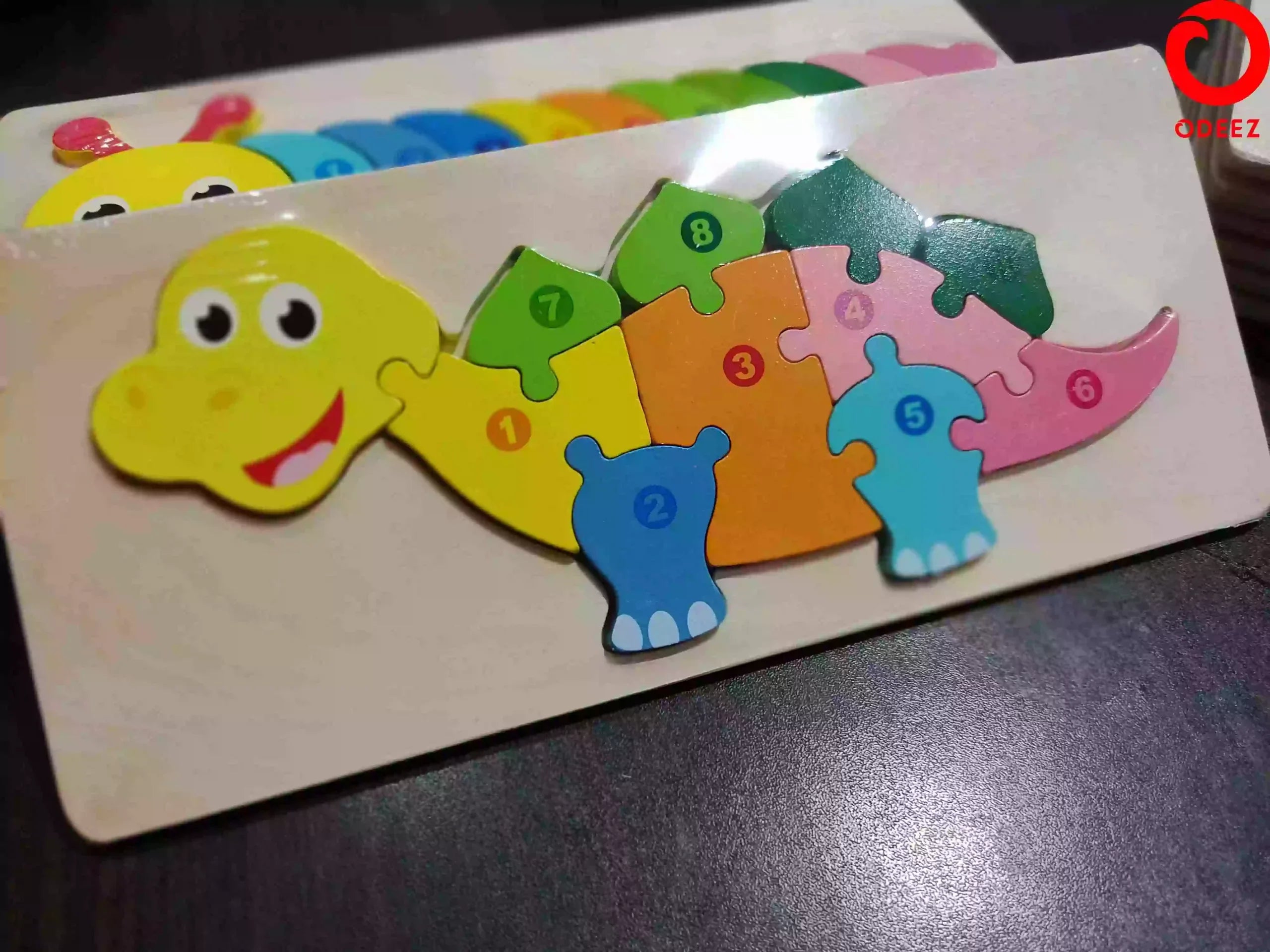 3D Wooden Animal Board - Dinosaur