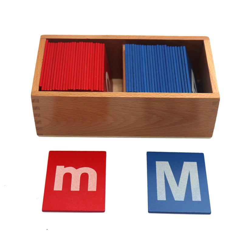 Large Montessori Sandpaper Alphabet Set Upper and Lower Cases