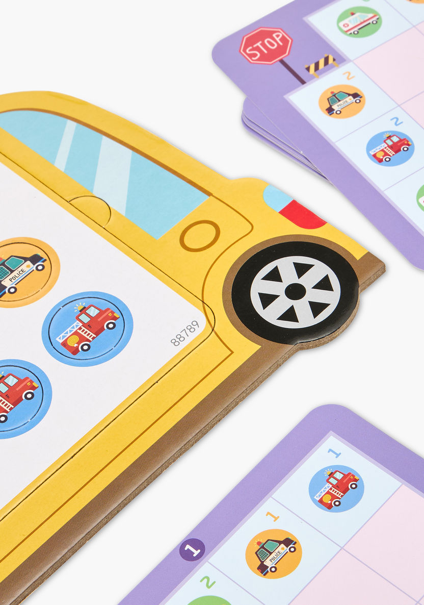 Sudoku Traffic Challenge Board Game for Kids - 789