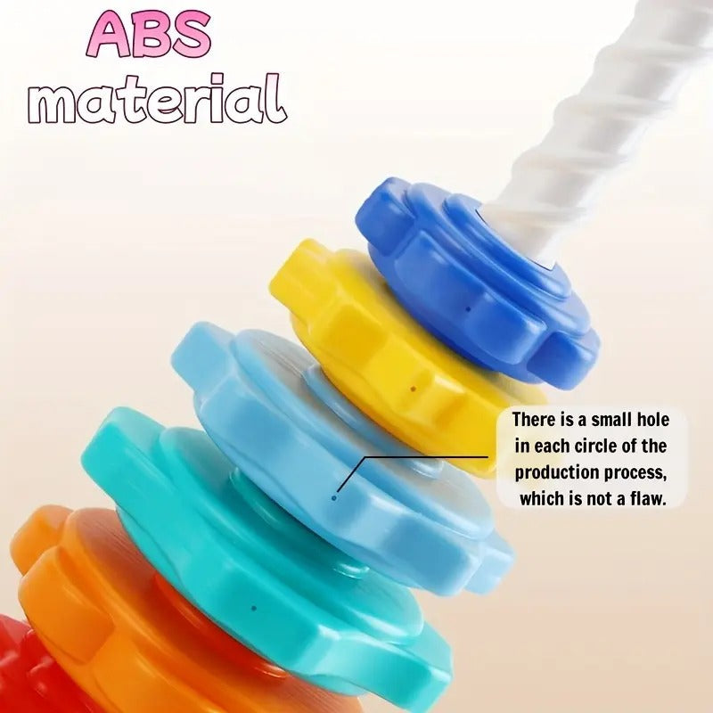 Without Box Rainbow Rotating Spin Stacking Tower - 205