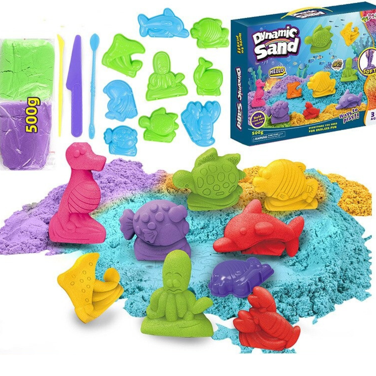 Dynamic Sand™ - Geniet van spelen en creëren met zand! - Kinetisch zand