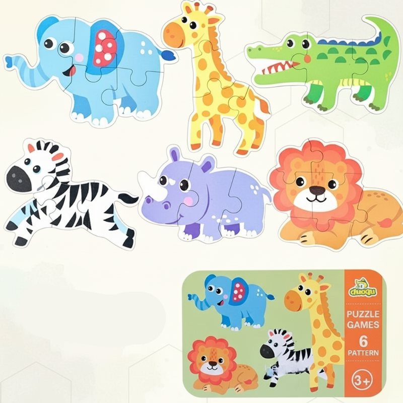 BrainBox – Leren & Spelen – 3D Houten Puzzel