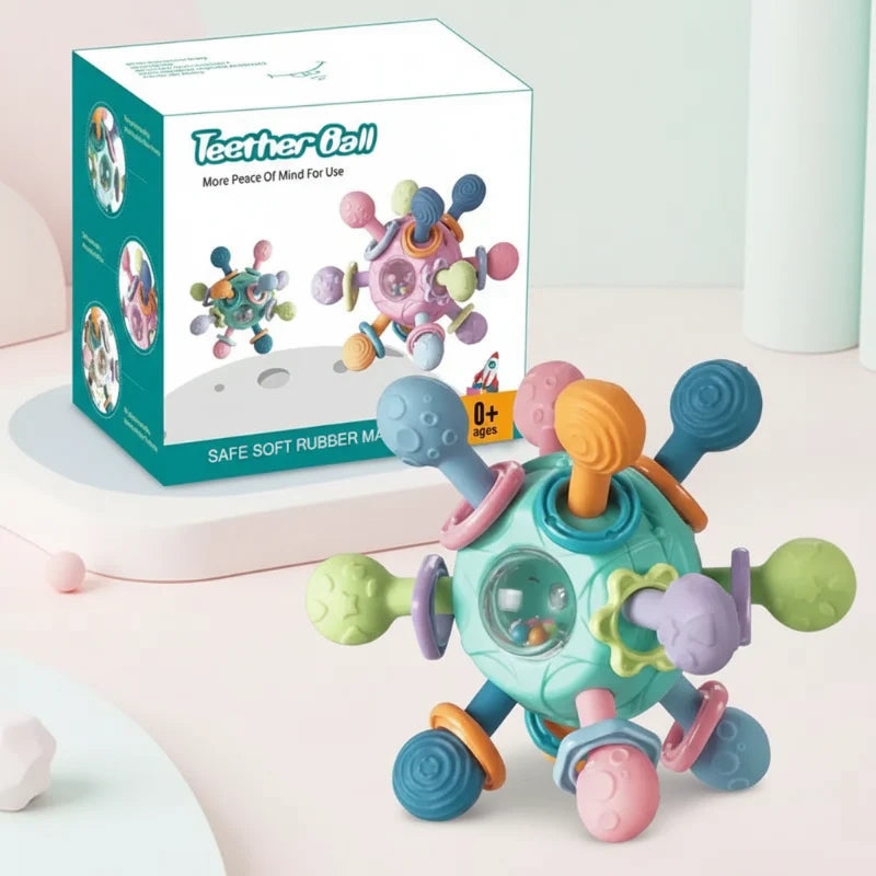 CalmChew – Zacht & Veilig – 3-in-1 Siliconen Bijtring