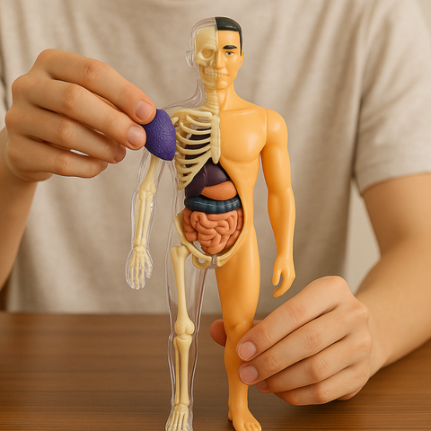 Children’s Human Skeleton Assembly Toy – Montessori Anatomy Learning Model