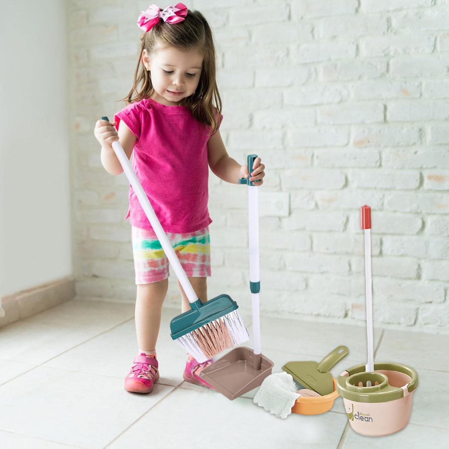 Electronic Pretend Play Little Helper Cleaning Kit 23 pieces - 758