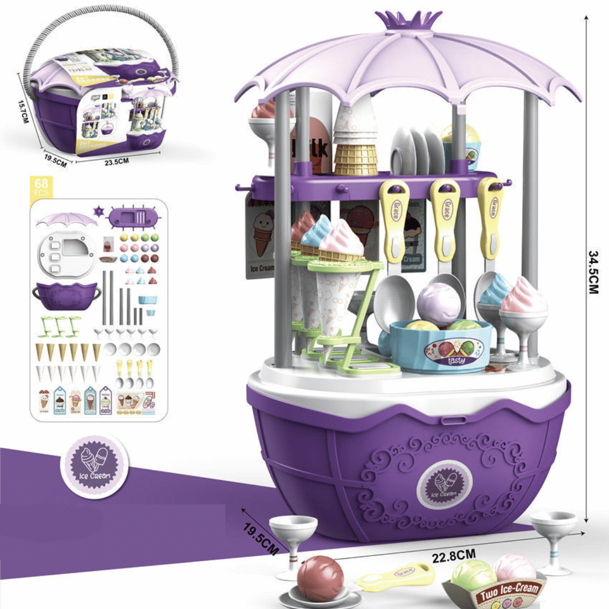 Candy Cart™ - Zoete pret op wielen - IJswagen