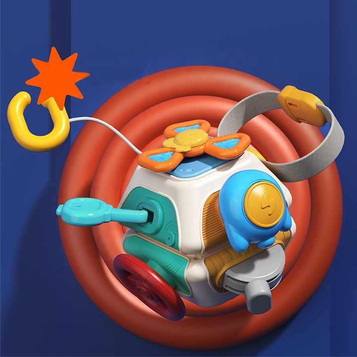 10in1 Montessori Sensory Busy Learning Cube - 180