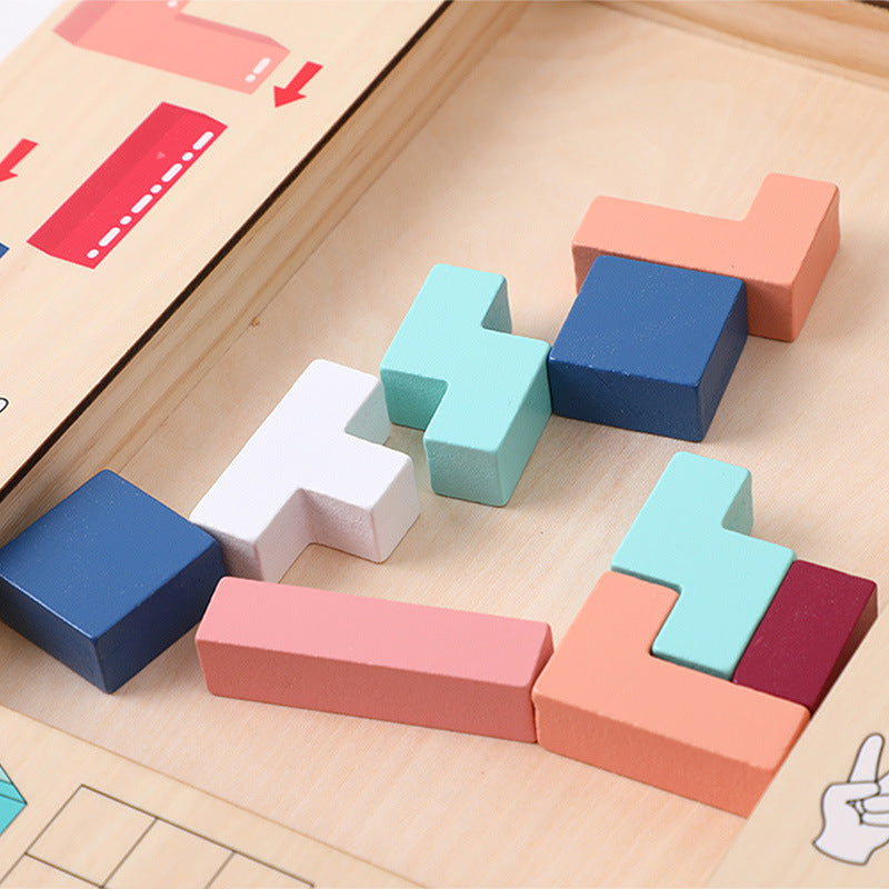 Magic Cube 2 In 1 Puzzle Board