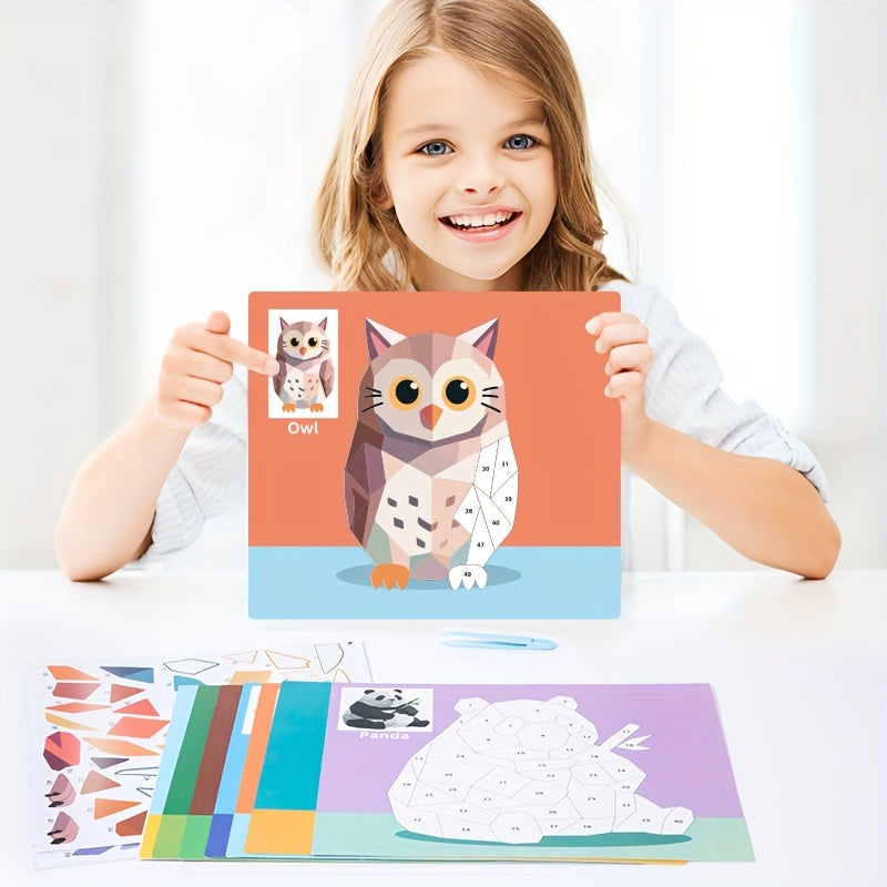 Sticker Puzzle Painting Book for Kids