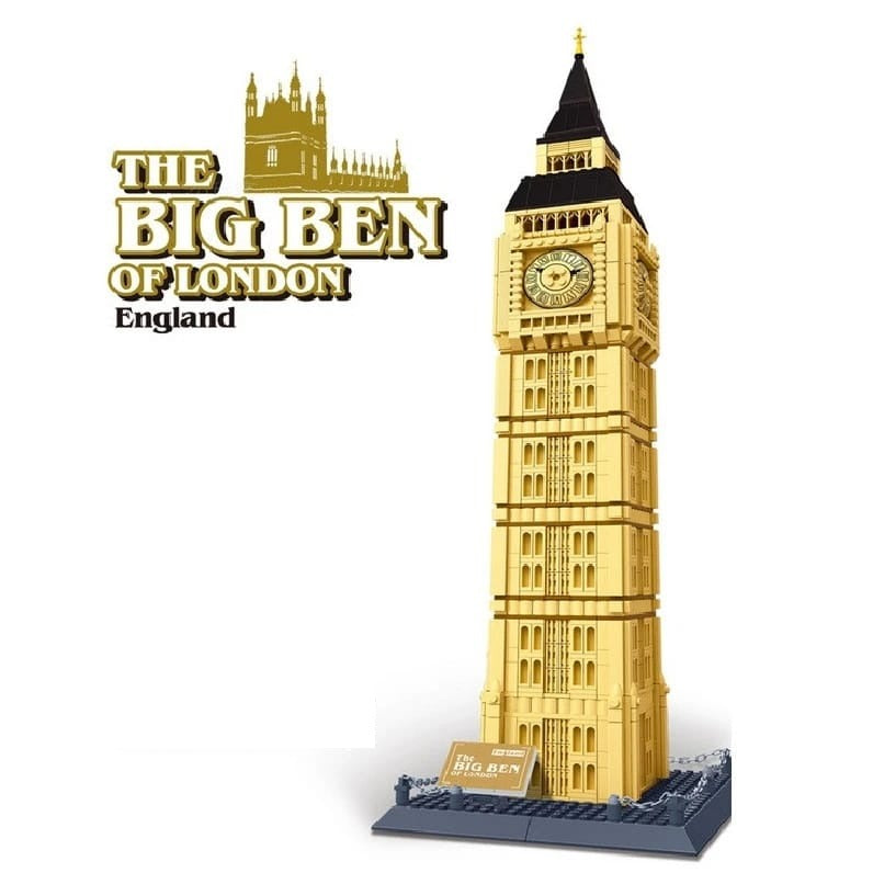 The BIG BEN London Construction Building Blocks Model 1660 Pieces - 216