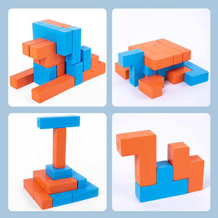 Shape Matching Cube Building Blocks - 741