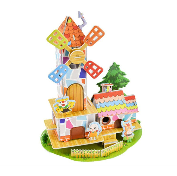 DIY 3D Villa Foam Puzzle Set - 488