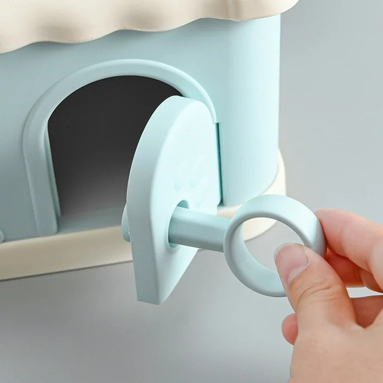 Cartoon Money Saving Bank House - 268