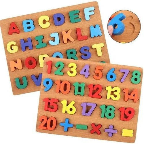 3D Wooden Number Learning Board - 1 to 20
