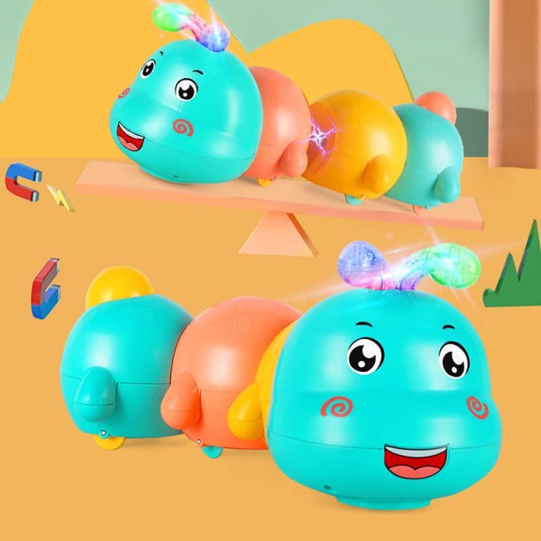 Magnetic Caterpillar with Light/Sound Toy Set - 777