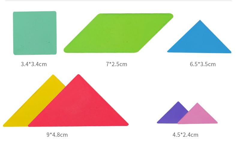Fidtoy Magnetic Tangram Puzzle for Kids – STEM Learning, Creativity, and Fine Motor Skills