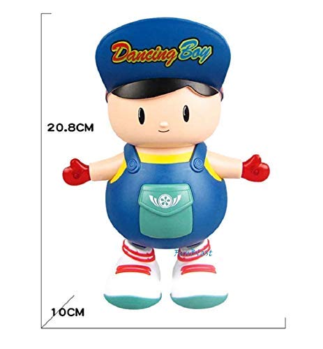 Fidtoy Dancing Boy Toy with Music Lights and Moving Action